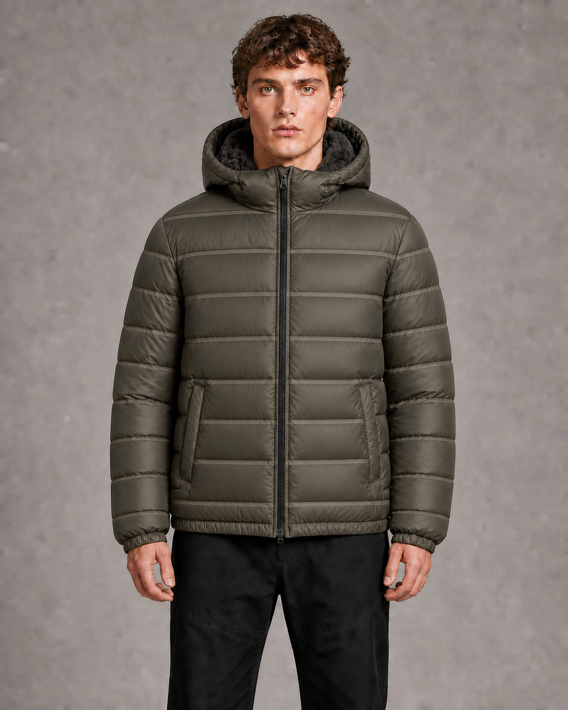 Fleece-Lined Winter Jacket, style 2517 fur